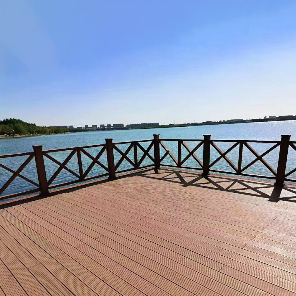 WPC терразны шалыг гадна нуурын хөвөөнд ашигласан байдал