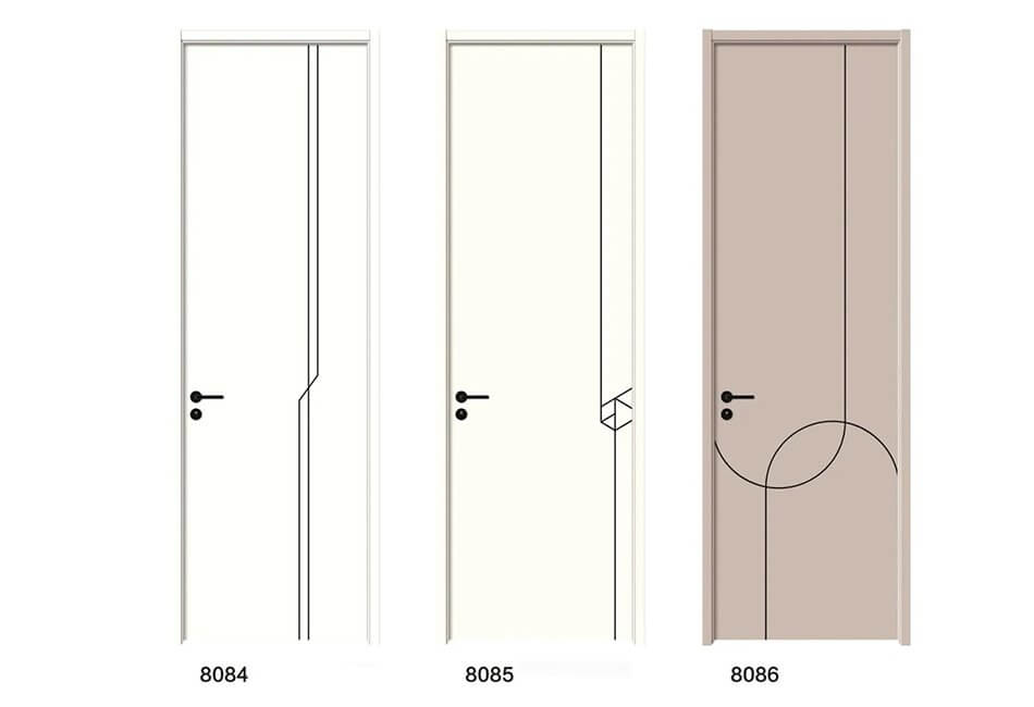 Меламин хаалганы цагаан цайвар ягаан өнгийн загвар Эко хаалга, Ханын шүүгээ болон Захиалгат суурилуулалтын иж бүрдэл)