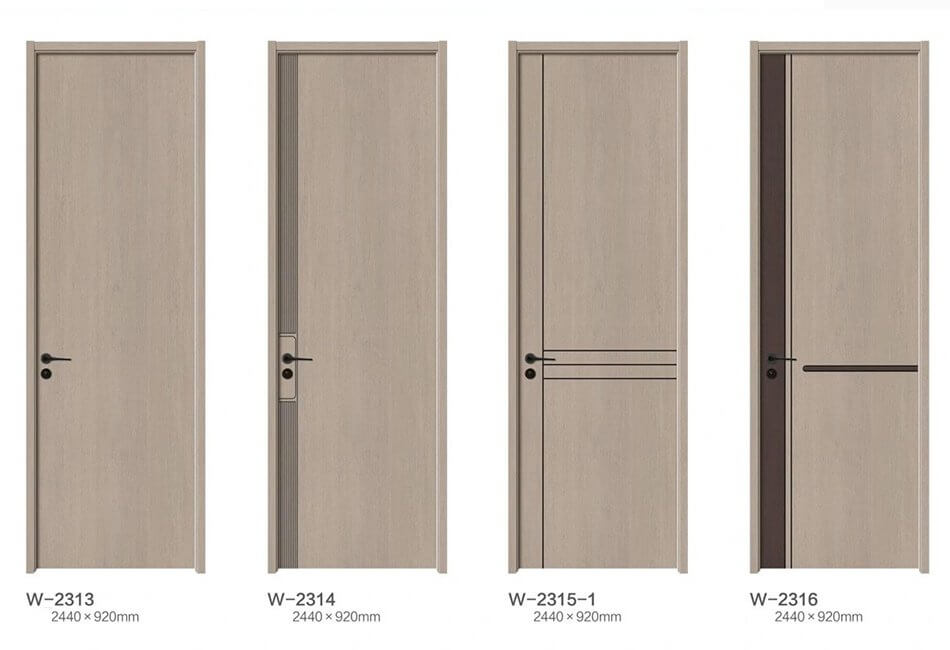 Меламин модон хаалга , будаггүй модон хаалга, дотор модон хаалга, Melamine Doors Wooden Door All-Wood Zero Paint Series99