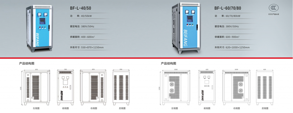 Цахилгаан соронзон бойлерын адил бус хоёр төрлийн загварыг 
