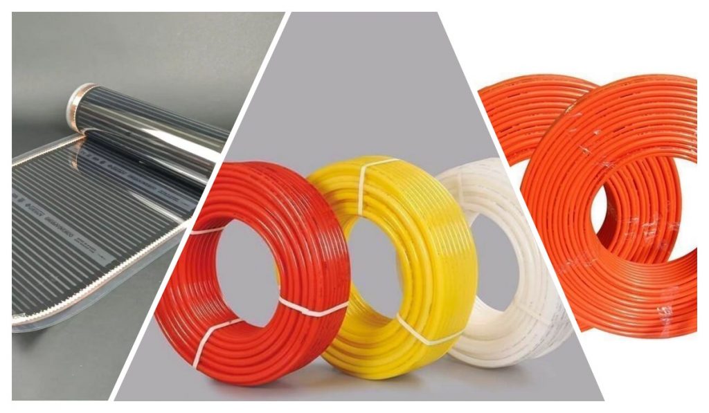 Шалны халаалтын хоолой, цахилгаан ялтсан халаалтын зургуудыг нэтгэв.