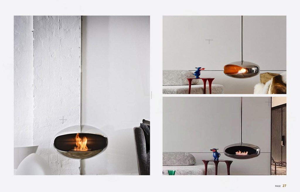 Тансаг камин зуух, зүүгдсэн загвар бүхий ил зуухны гурван төрлийн загварыг нэг дор харуулав.